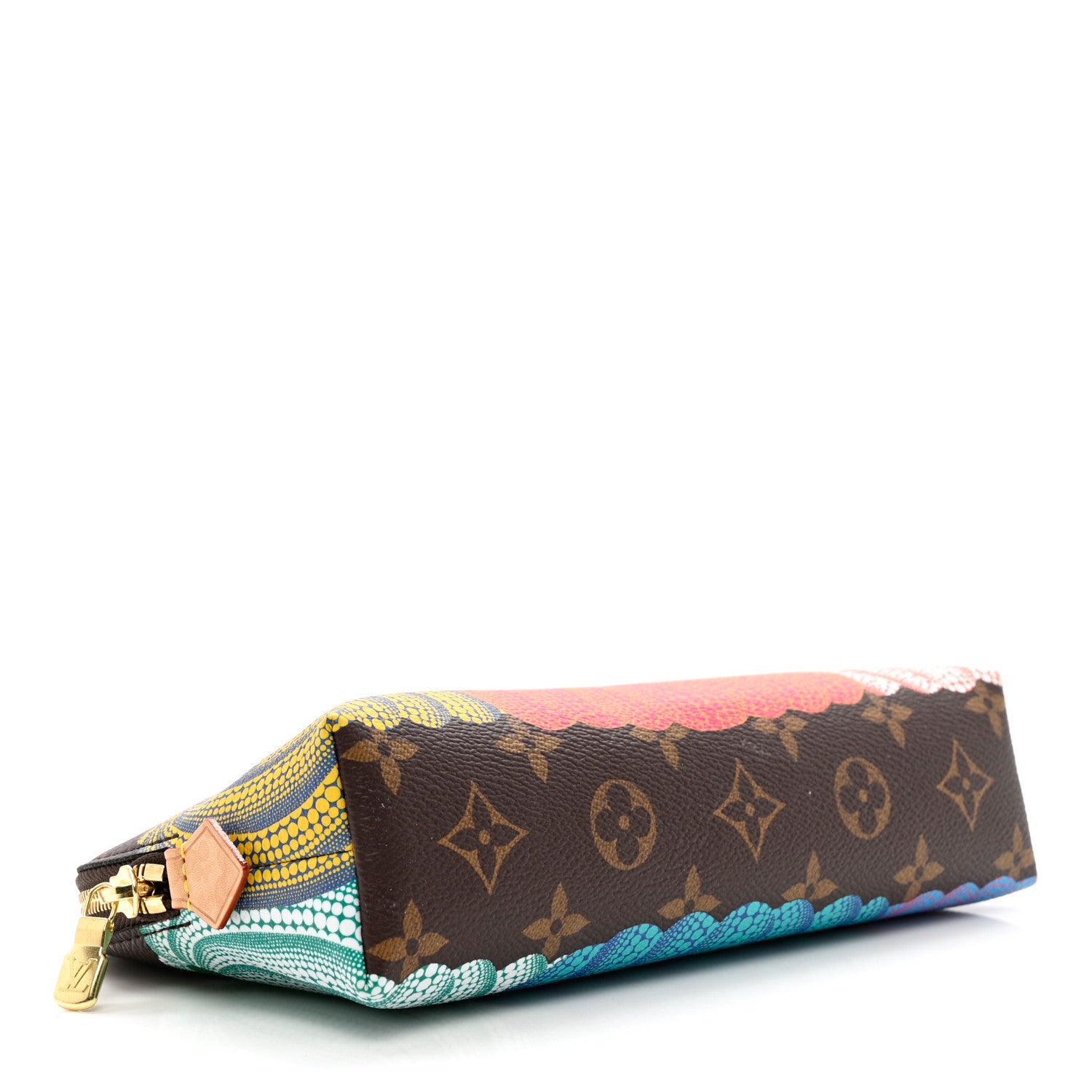 Louis Vuitton LV X YK Monogram Printed Kusama Pumpkin Cosmetic Pouch 4 of 8