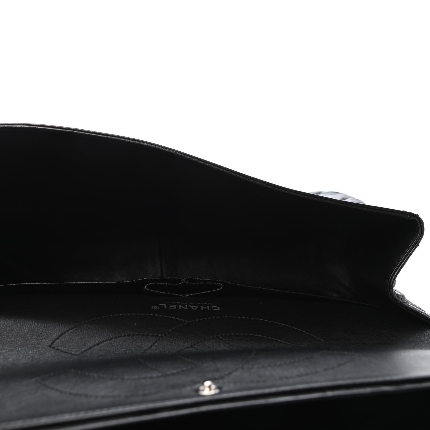 Chanel Metallic Aged Calfskin Quilted 2.55 Reissue 227 Flap So Black 4 of 4