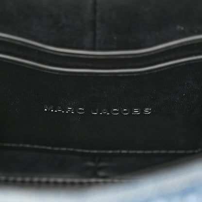Marc Jacobs Crystal Denim Mini Saint Marc Top Handle Blue 6 of 13