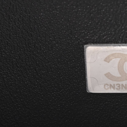 Chanel Lambskin Printed Mini Rectangular Flap Black Silver 7 of 12