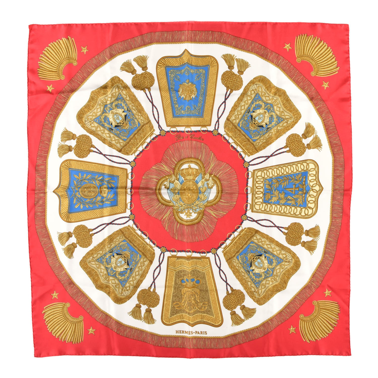 Hermes Poste et Cavalerie Scarf 90 1 of 4