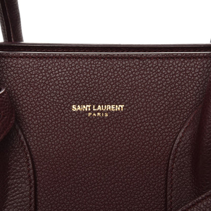 Saint Laurent Grained Calfskin Small Classic Sac De Jour Amaranto 9 of 11