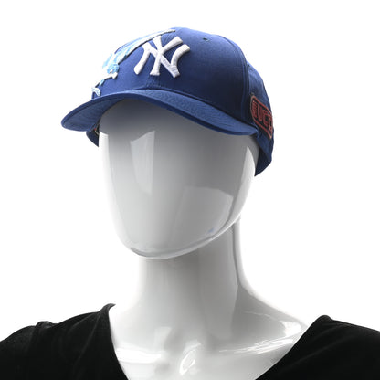 Gucci X SEGA Cotton NY Yankees Baseball Hat 55-59 Blue 2 of 8