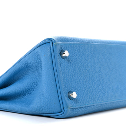 Hermes Togo Kelly Retourne 25 Bleu Frida 9 of 14
