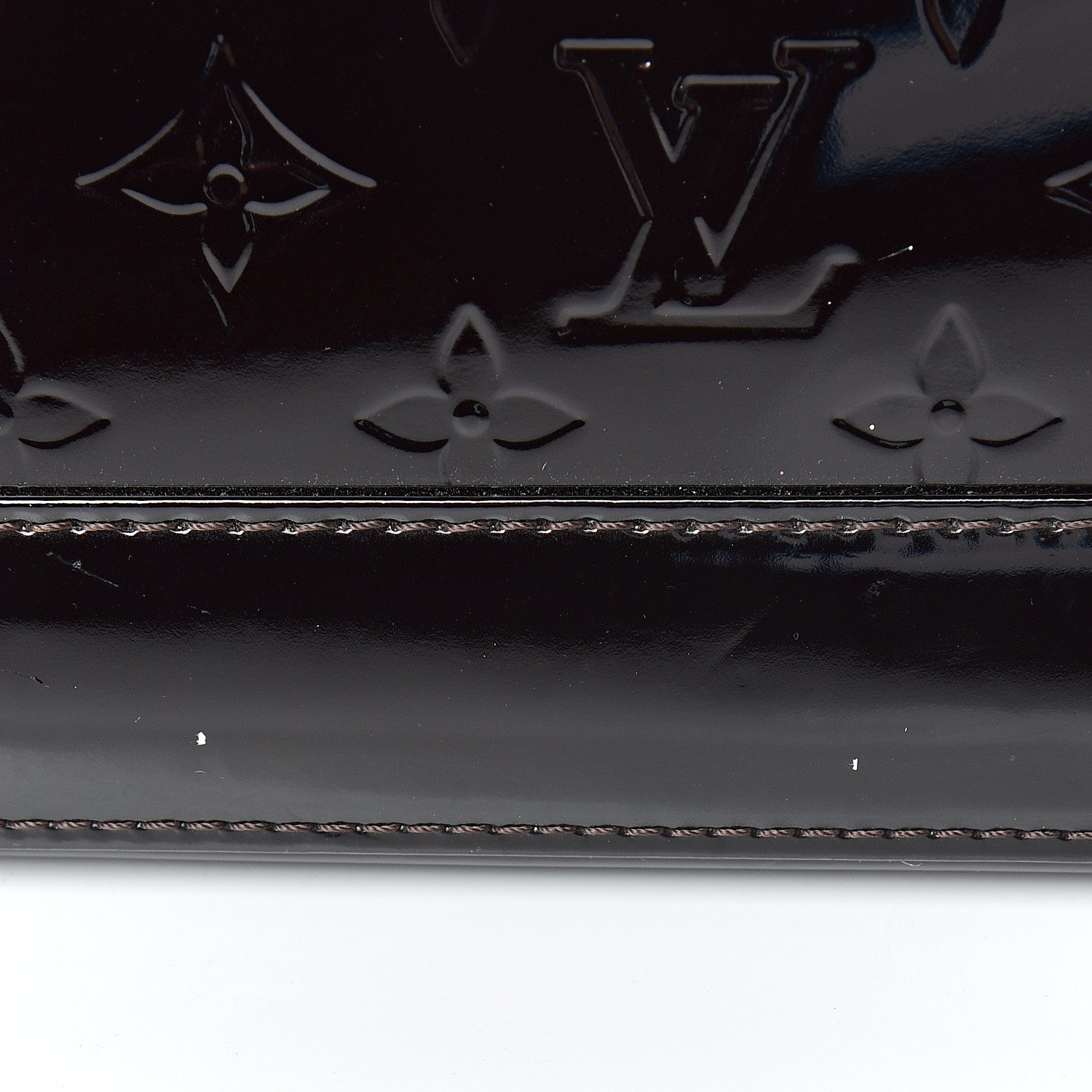 Louis Vuitton Vernis Alma GM Amarante 17 of 19