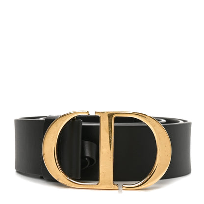 Christian Dior Calfskin CD Belt 90 36 Black 1 of 5