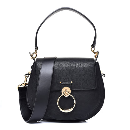 Chloe Grained Calfskin Large Tess Bag Black 1 of 11