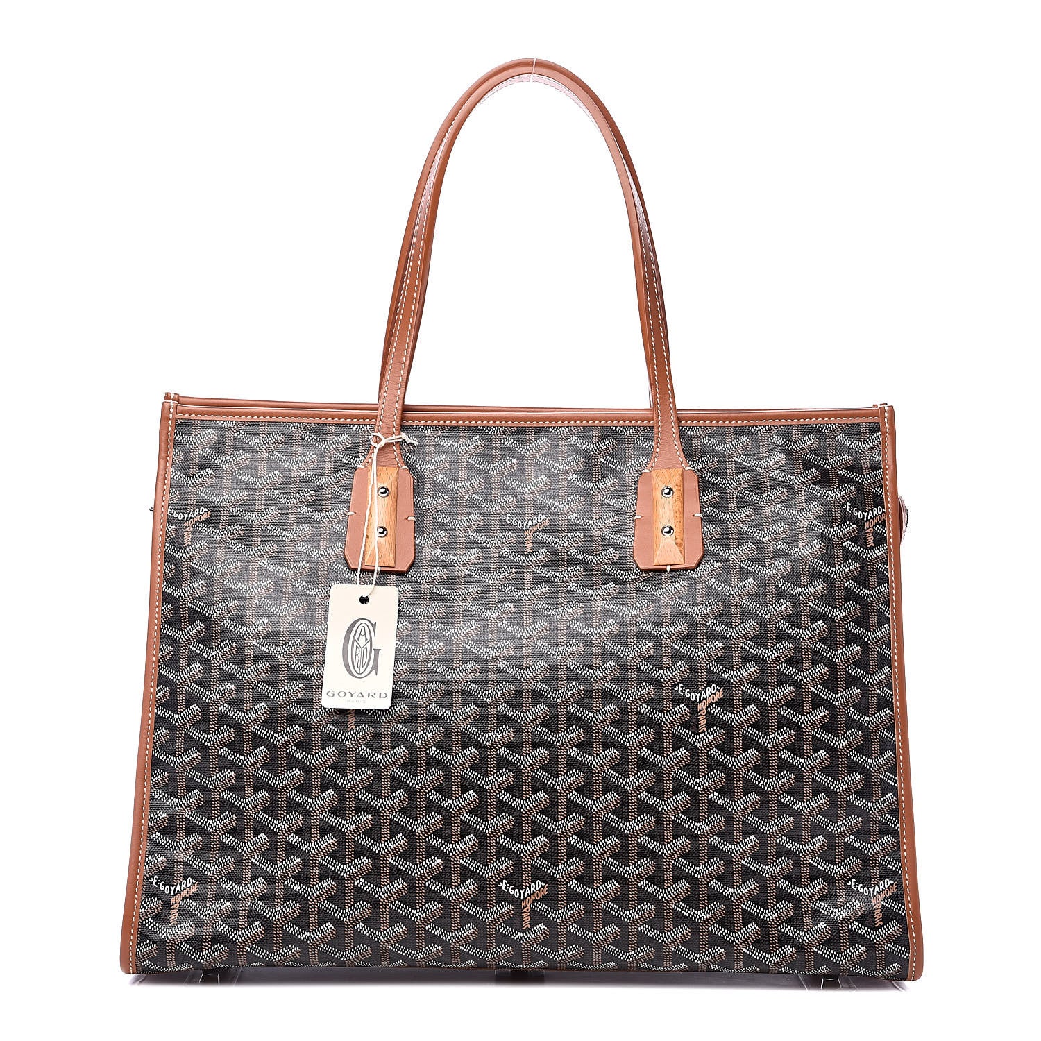 Goyard Goyardine Marquises Tote Black Gold 1 of 10