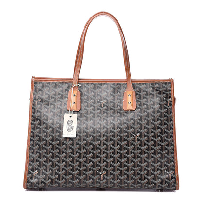 Goyard Goyardine Marquises Tote Black Gold 1 of 10
