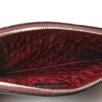 Chanel Caviar Quilted Cosmetic Case Black 5 of 8
