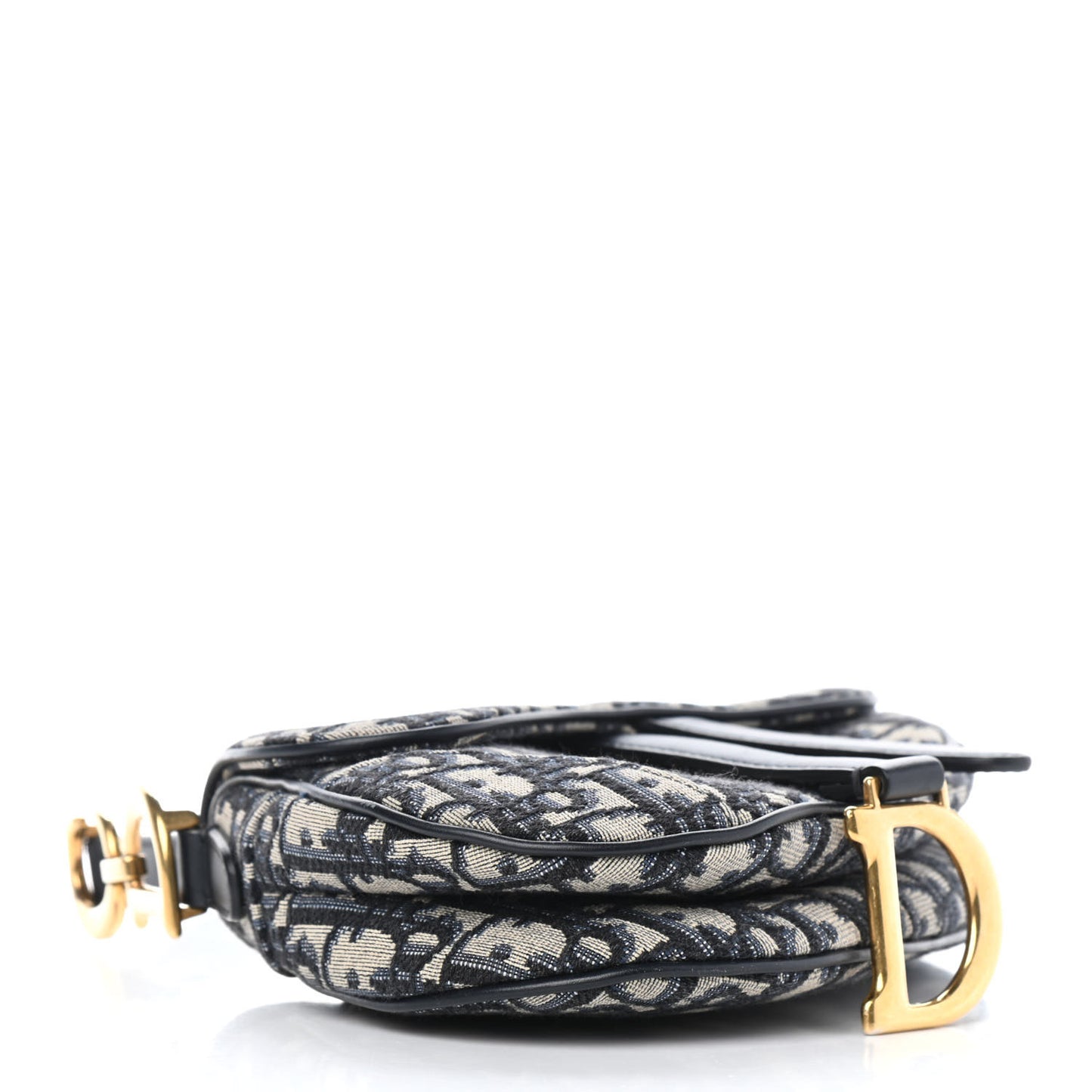 Oblique Mini Saddle Bag Blue