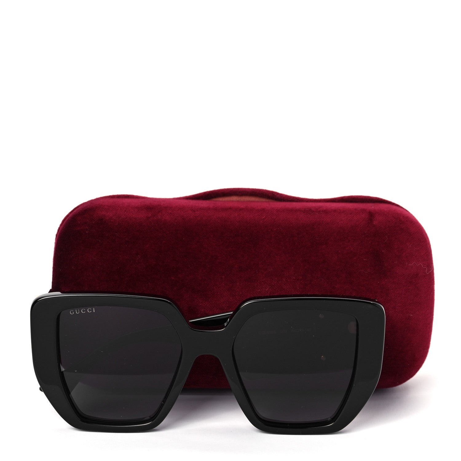 Gucci Acetate Square Frame Sunglasses GG0956S Black 8 of 8