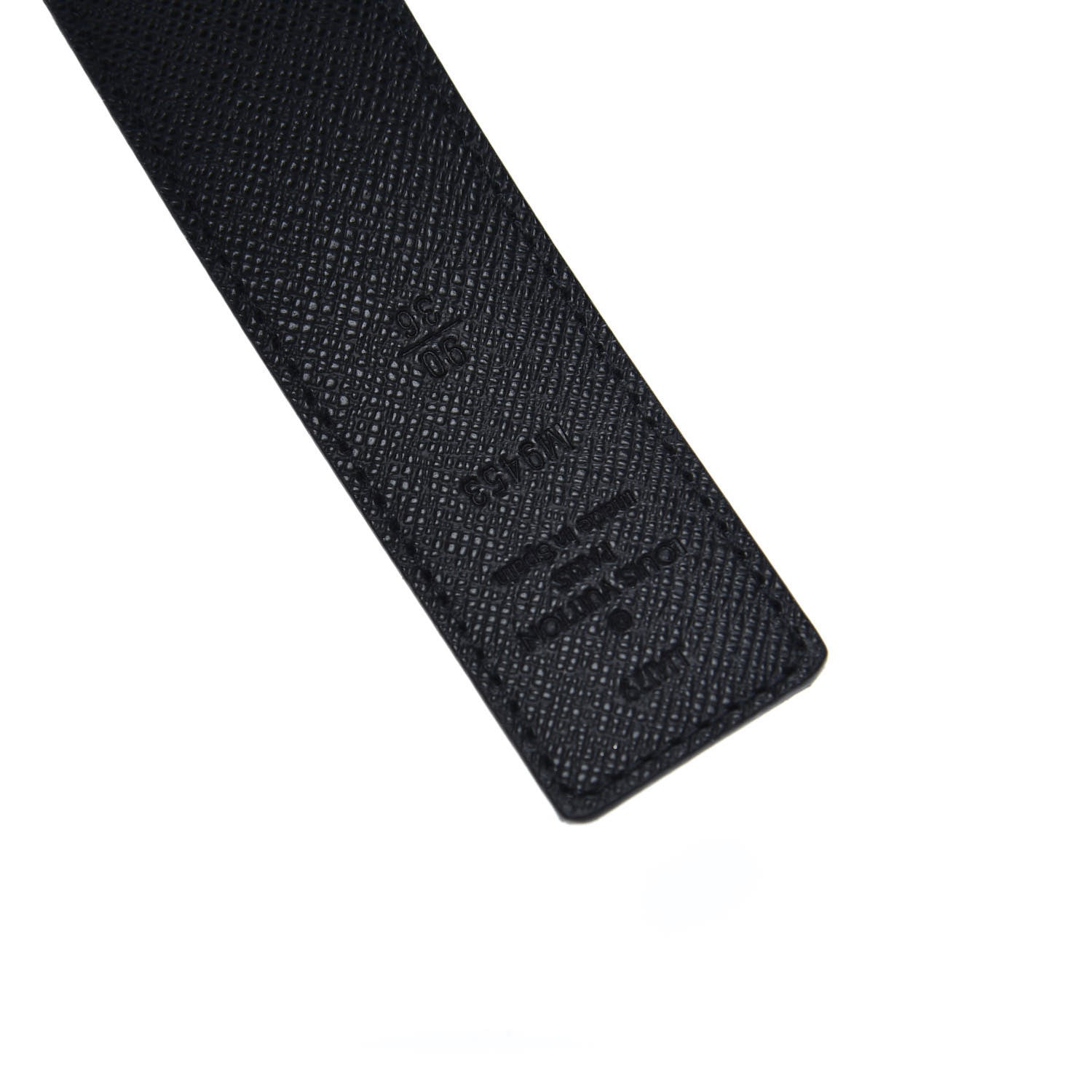 Louis Vuitton Calfskin Monogram 30mm LV Initiales Reversible Belt 90 36 Black 3 of 6