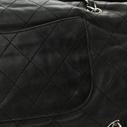 Chanel Lambskin Quilted Large Chain Around Tote Black 18 of 19