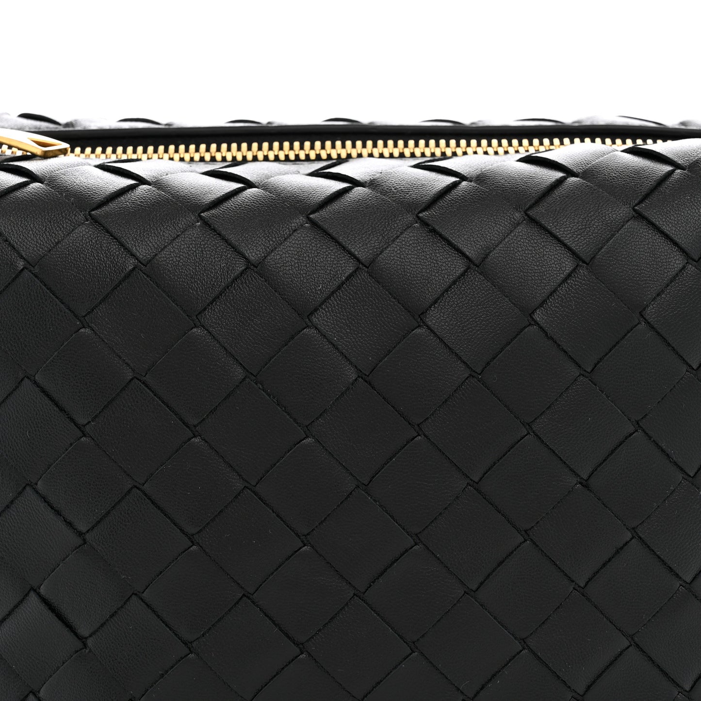 Calfskin Nappa Intrecciato Mini Wallace Black