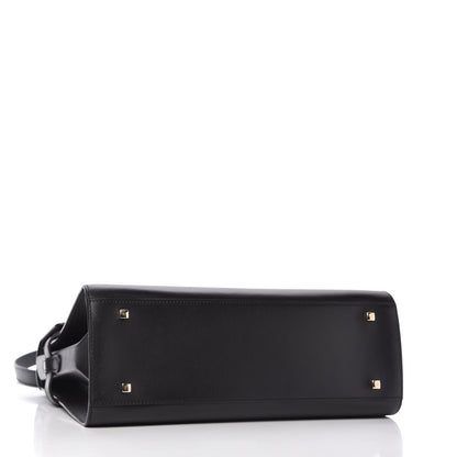 Delvaux Smooth Calfskin GM Tempete Satchel Black 4 of 9