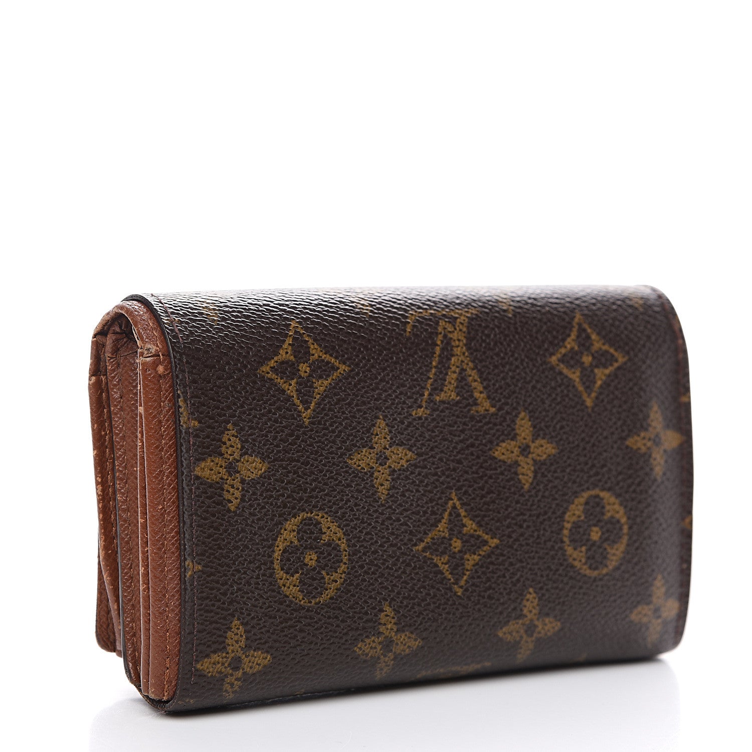 Louis Vuitton Monogram Porte-Monnaie Tresor Wallet 2 of 12