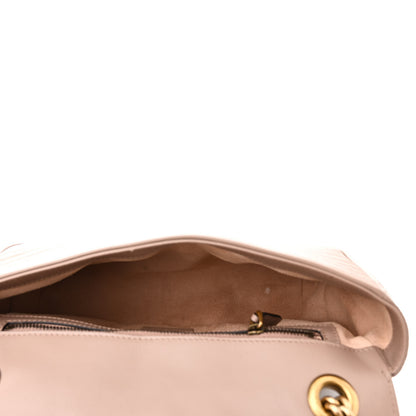 Gucci Calfskin Matelasse Small GG Marmont Shoulder Bag Porcelain Rose 5 of 11