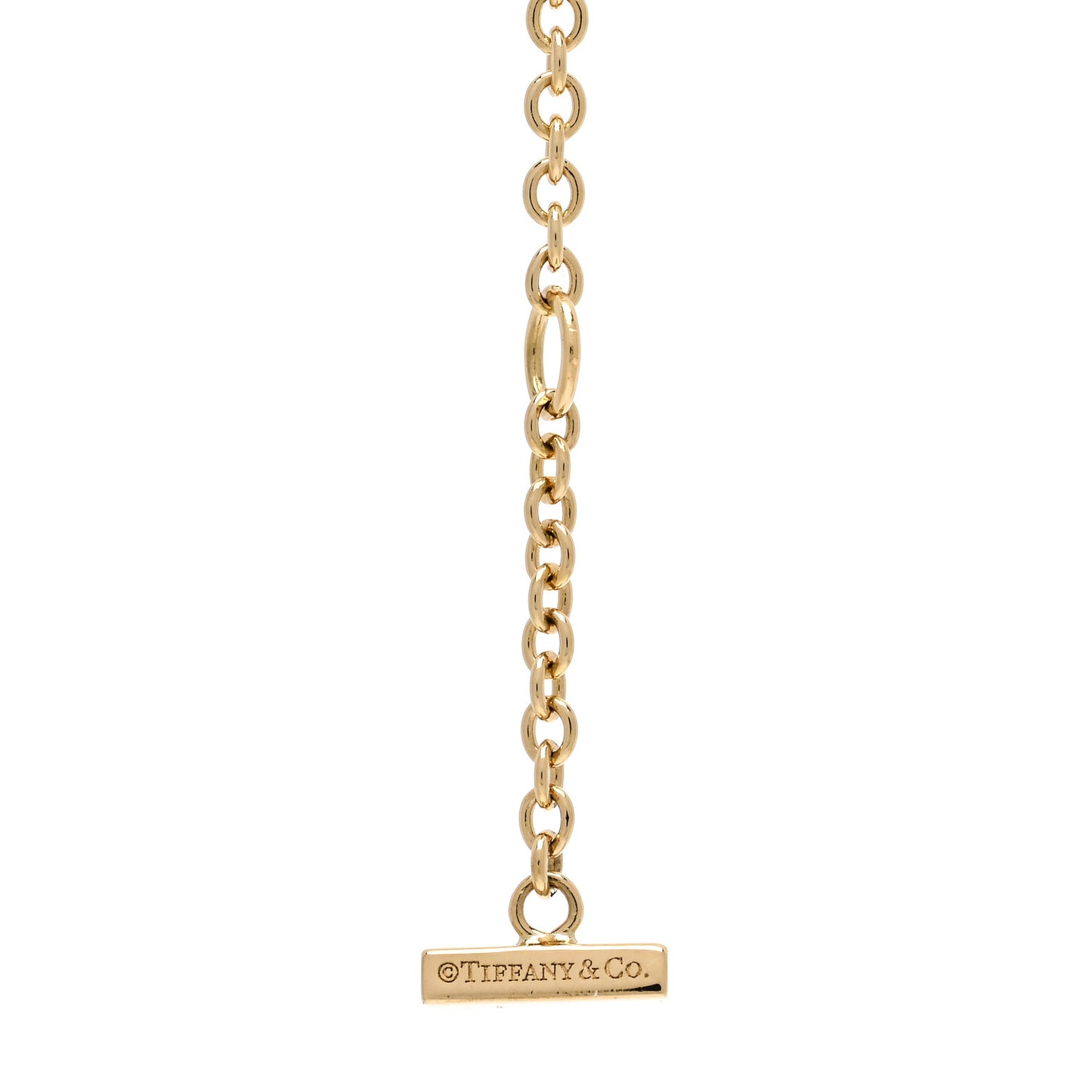 18K Yellow Gold Mini T Smile Bracelet