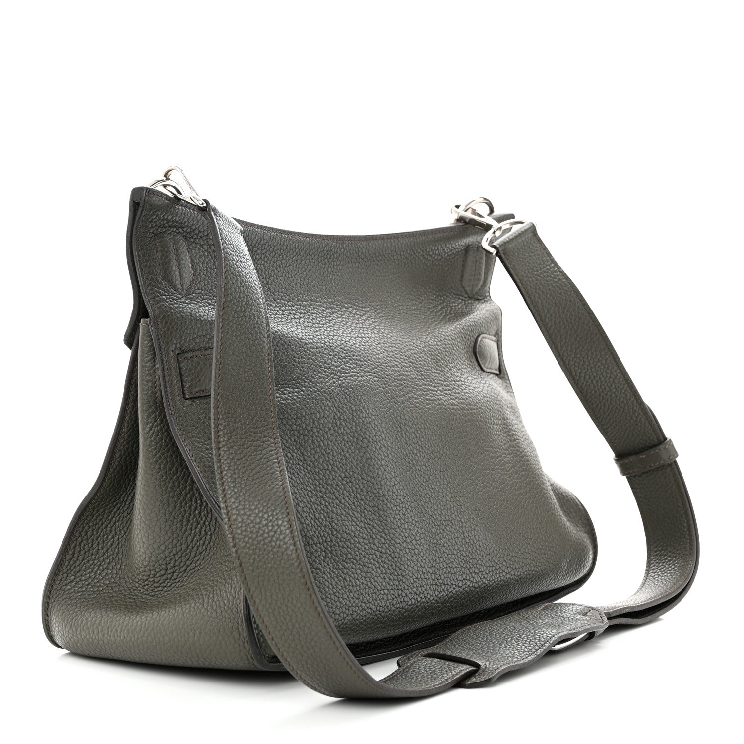 Hermes Taurillon Clemence Jypsiere 34 Etain 3 of 13