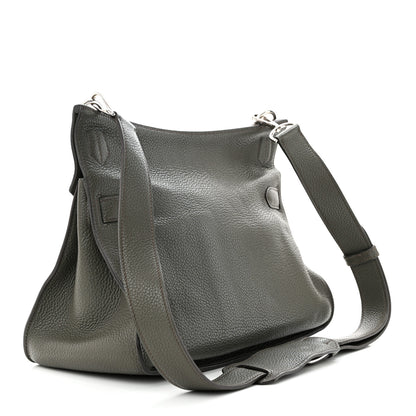 Hermes Taurillon Clemence Jypsiere 34 Etain 3 of 13