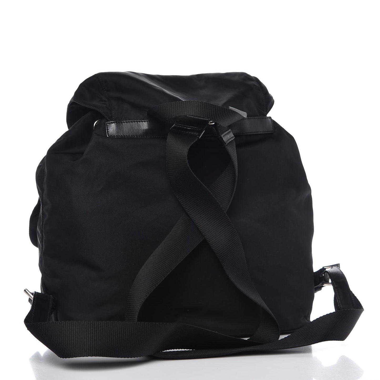 Nylon Vela Medium Backpack Black