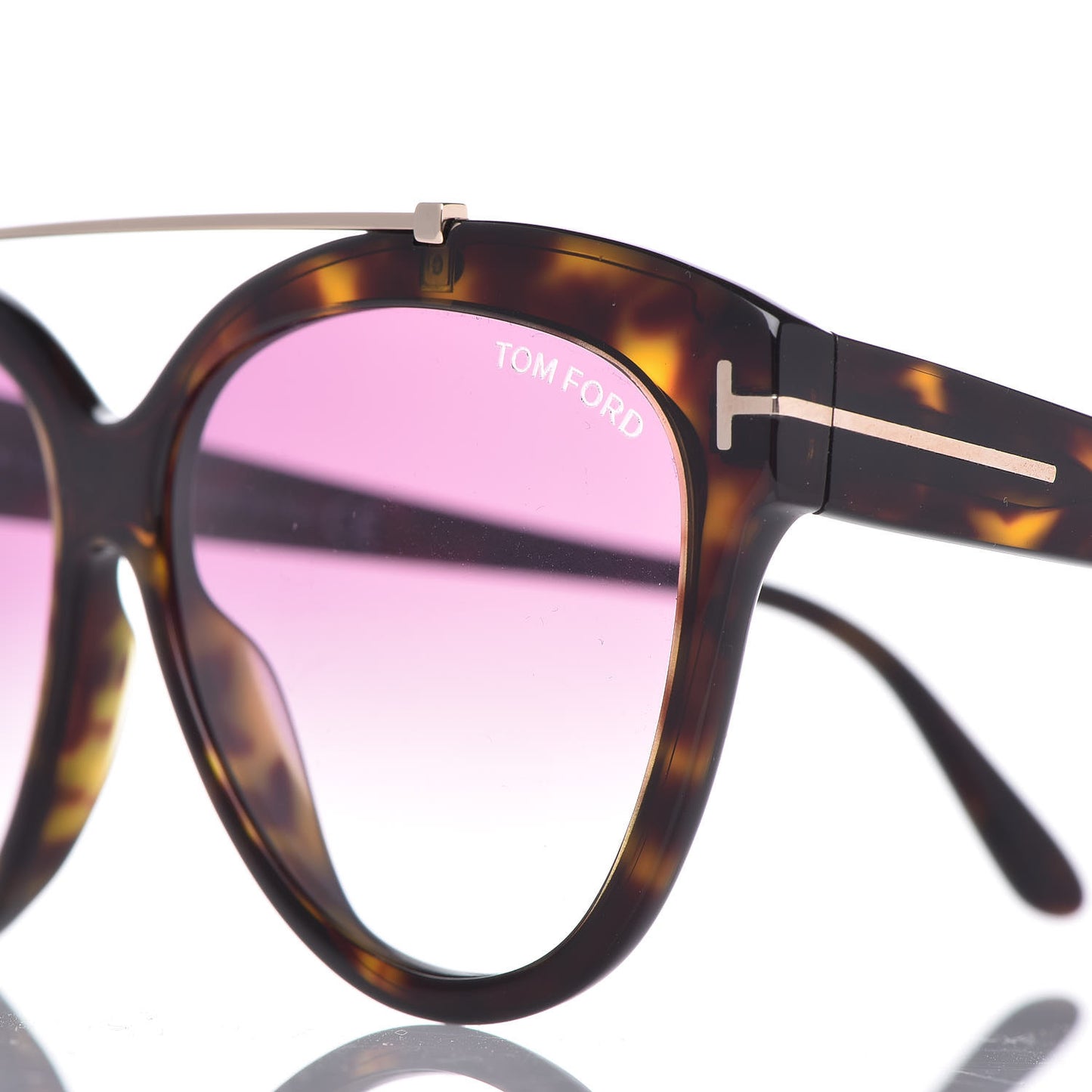 Livia Cat Eye Sunglasses TF518 Tortoise