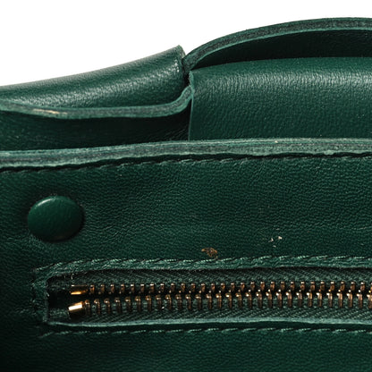 Bottega Veneta Grained Calfskin Maxi Intrecciato Cassette Crossbody Bag Raintree Green 10 of 12