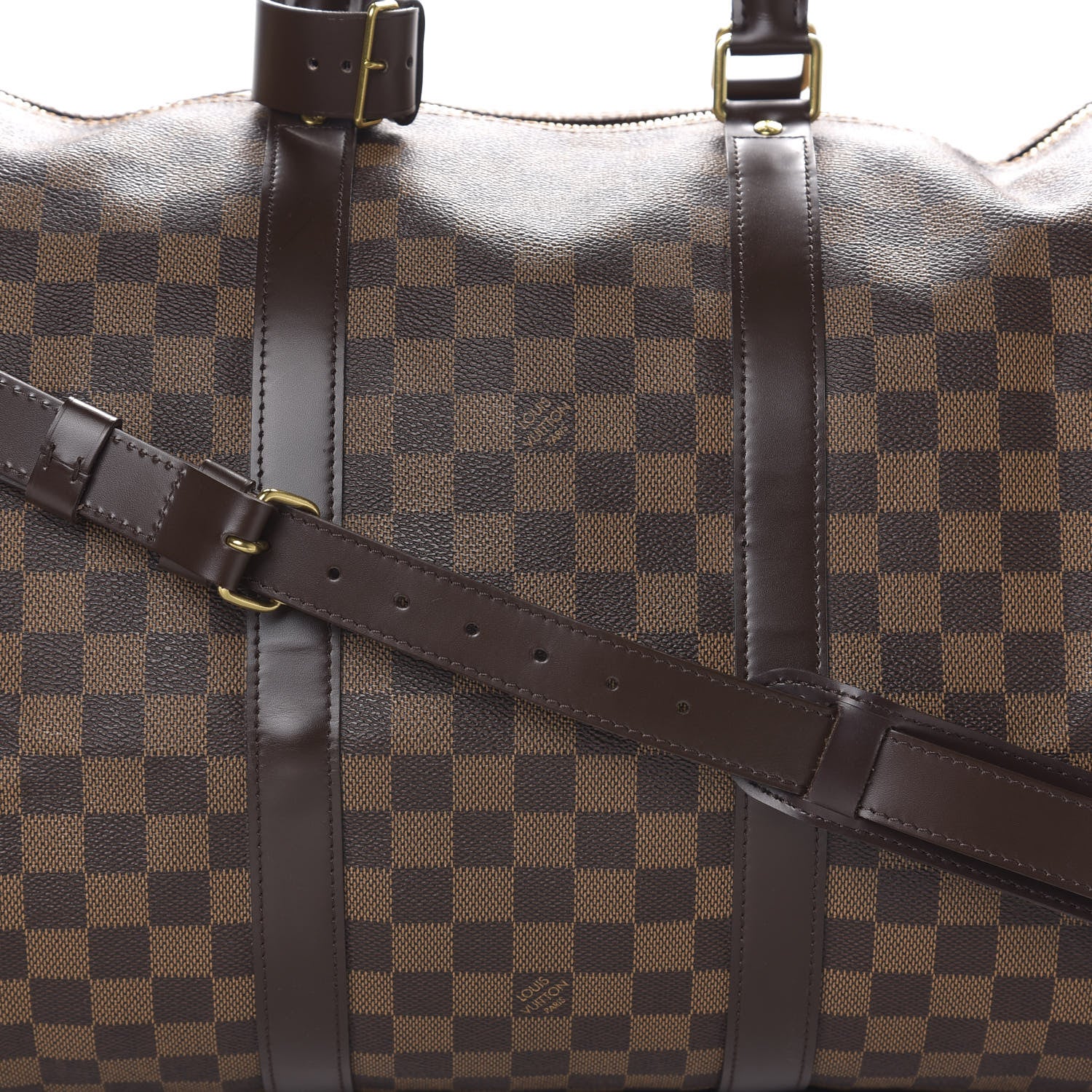 Louis Vuitton Damier Ebene Keepall Bandouliere 55 9 of 9