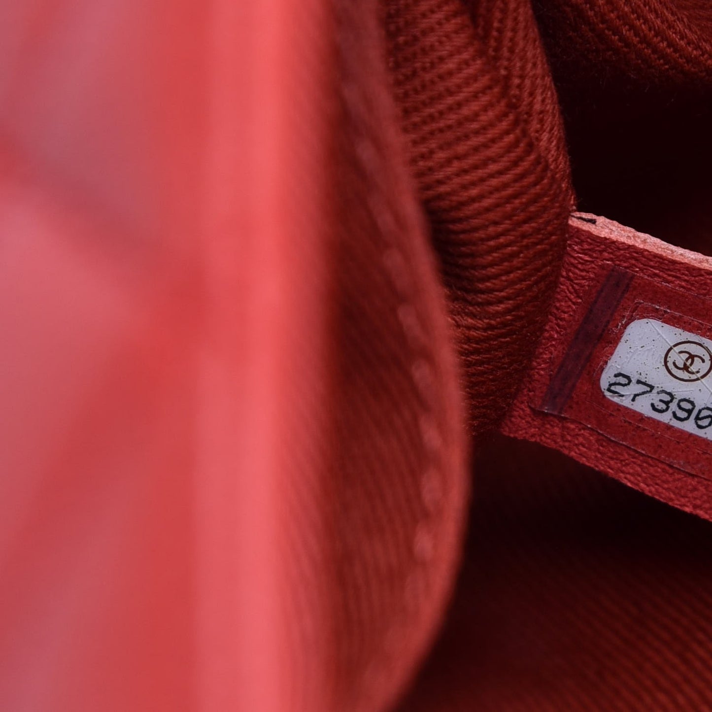 Caviar Quilted Small Coco Handle Flap Red