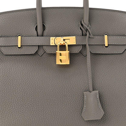 Hermes Togo Birkin 25 Gris Meyer 8 of 10