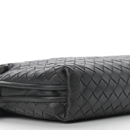 Bottega Veneta Nappa Intrecciato Pillow Crossbody Messenger Light Grey 11 of 14