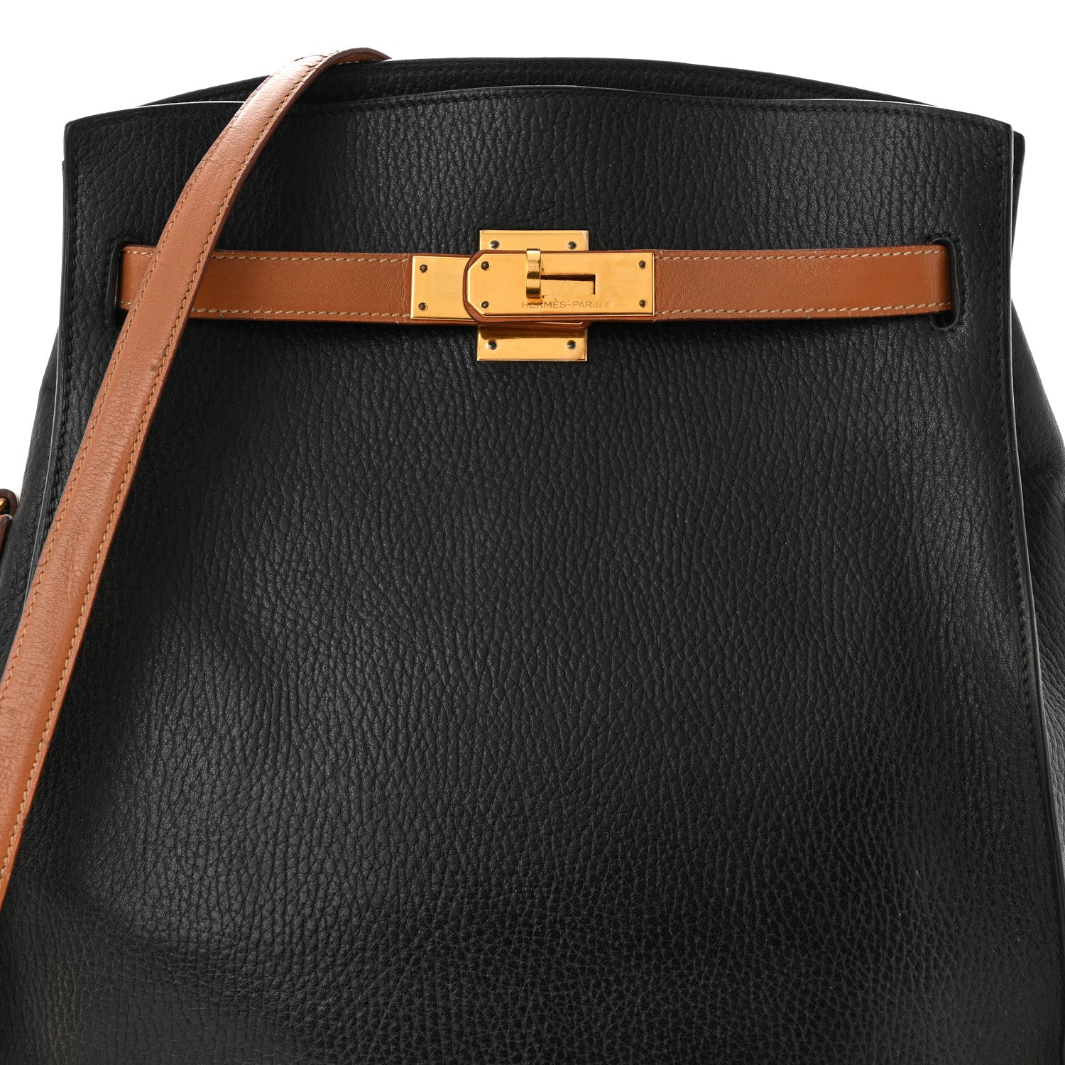 Hermes Ardennes Kelly Sport GM Black Gold 9 of 16