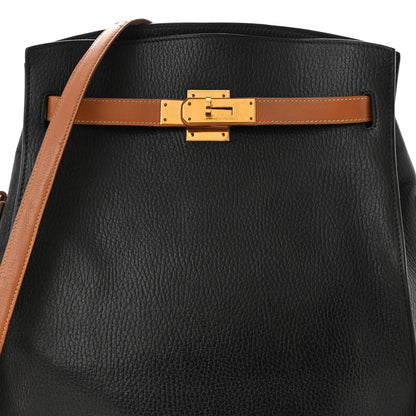 Hermes Ardennes Kelly Sport GM Black Gold 9 of 16