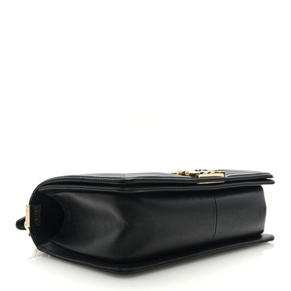 Chanel Calfskin Quilted Medium Boy Flap Black 4 of 9
