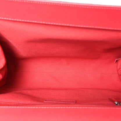 Chanel Caviar Quilted CC Large Clutch Coral 5 of 8