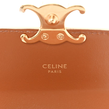 Celine Triomphe Canvas Small Triomphe Wallet White 7 of 10