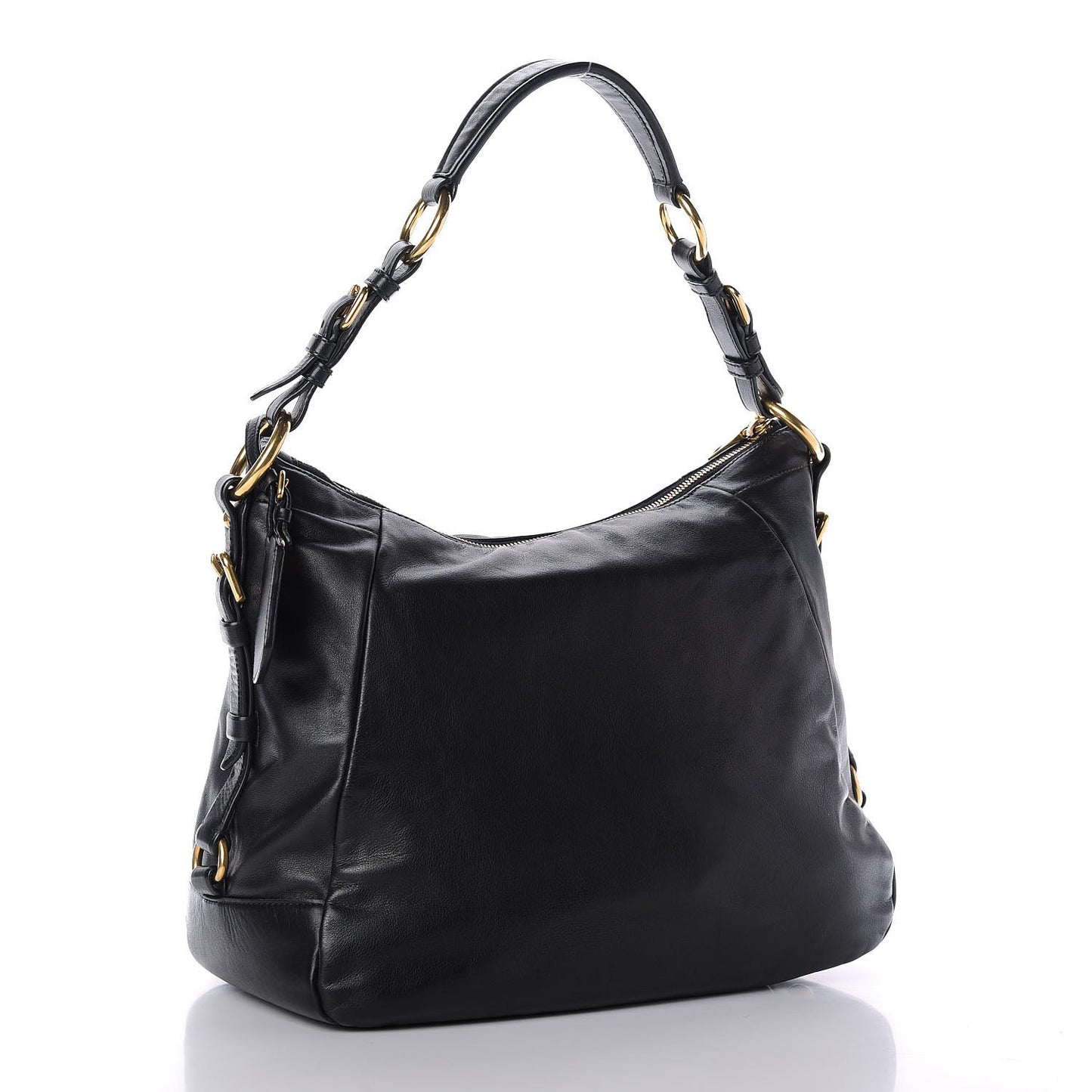 Soft Calfskin Hobo Black