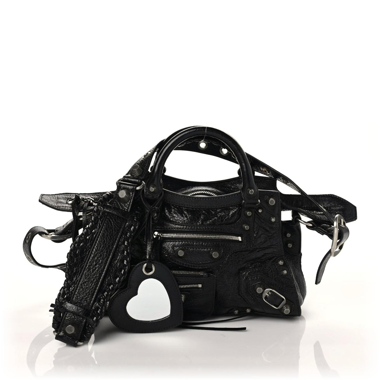 Agneau Arena Neo Cagole Handbag XS Black