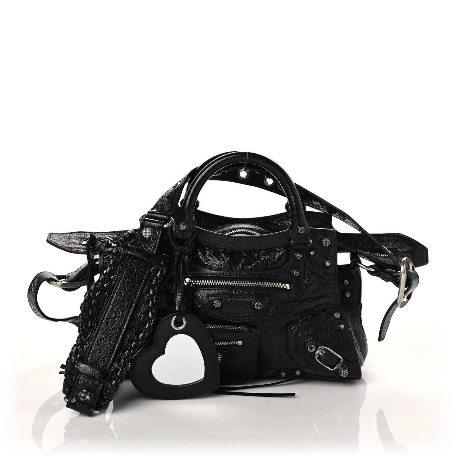 Balenciaga Agneau Arena Neo Cagole Handbag XS Black 1 of 14