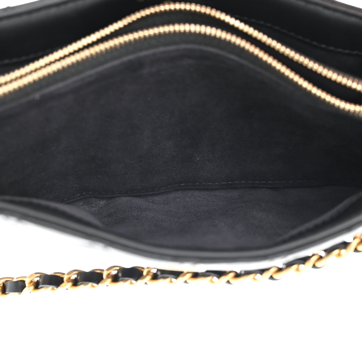 Chanel Aged Calfskin Lucky Charms 2.55 Reissue Mini Clutch With Chain Black 7 of 13