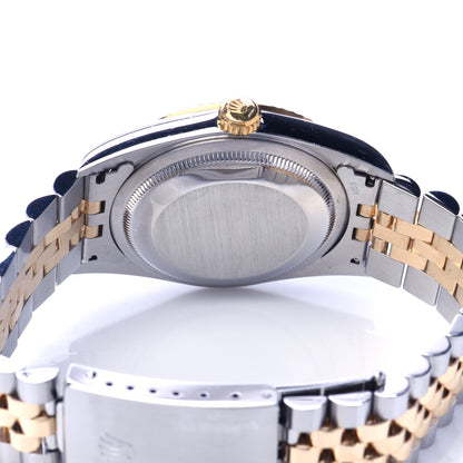 Rolex Stainless Steel 18K Yellow Gold 36mm Oyster Perpetual Datejust Watch Champagne 16233 4 of 5