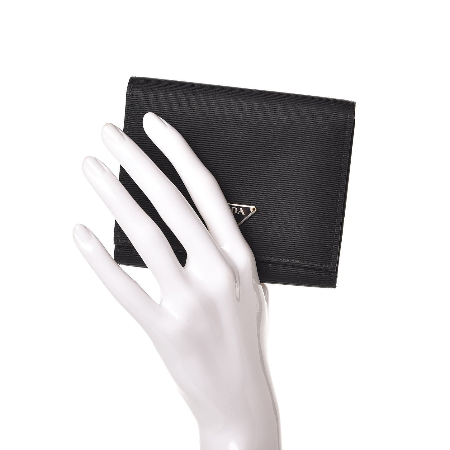 Tessuto Nylon Wallet Nero Black