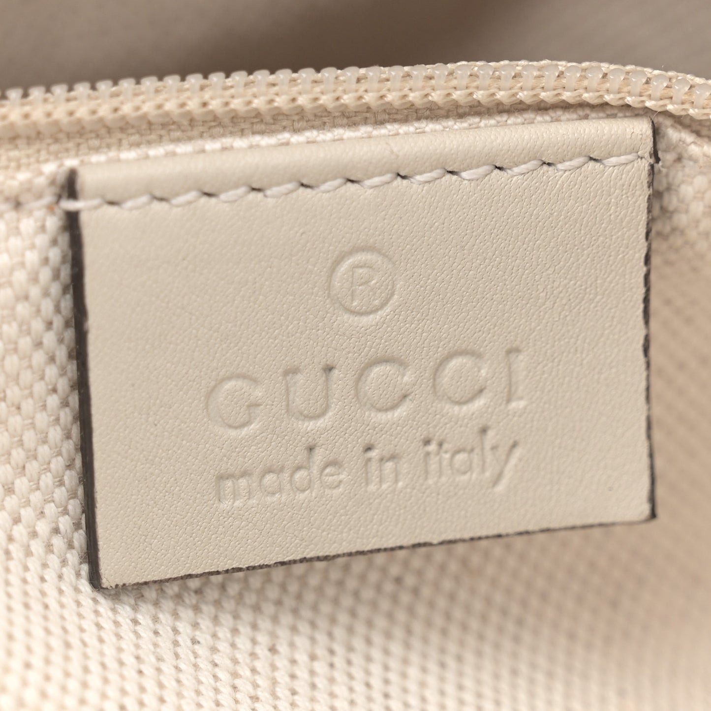Guccissima Medium Sukey Tote White