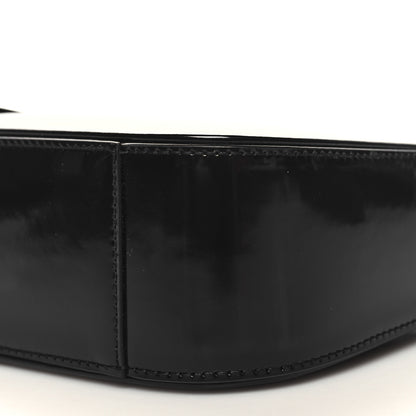 Saint Laurent Patent Le 5 A 7 Monochrome Hobo Black 10 of 12