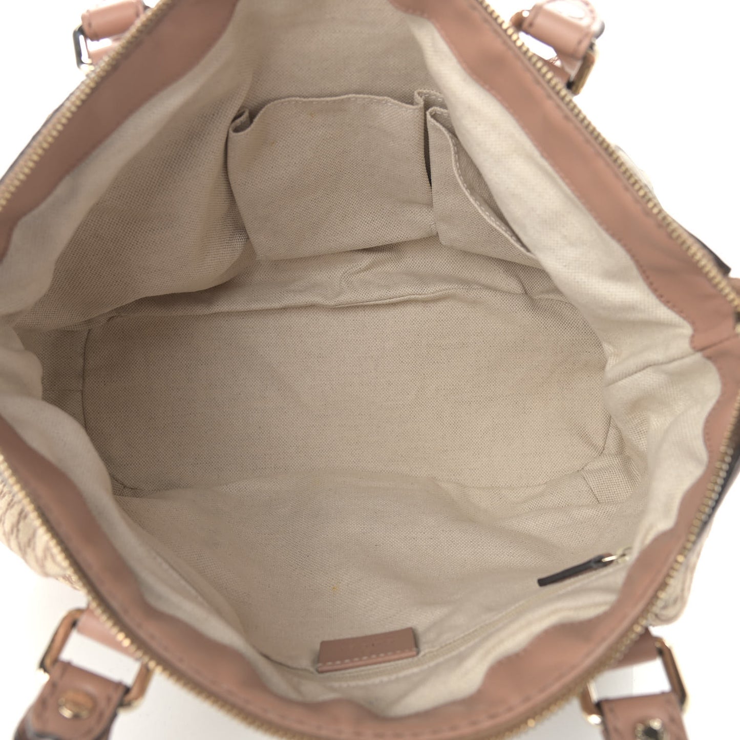 Diamante Medium Sukey Top Handle Bag Beige Pink