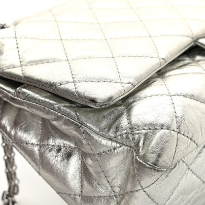 Chanel Metallic Aged Calfskin Quilted 2.55 Reissue 227 Flap Silver 19 of 20