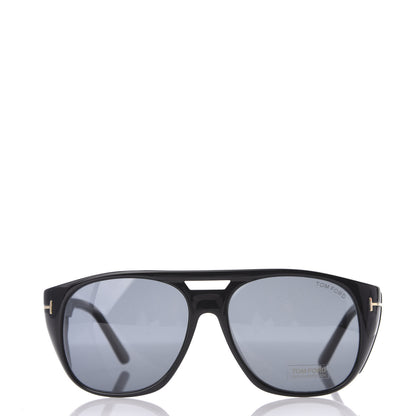 Tom Ford Acetate Fender Aviator Sunglasses TF799 Black 2 of 7
