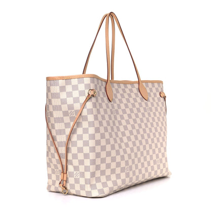 Louis Vuitton Damier Azur Neo Neverfull GM Rose Ballerine 2 of 5