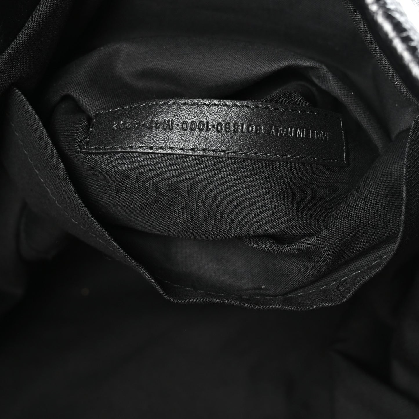 Arena Calfskin Large Monaco Shoulder Bag Black